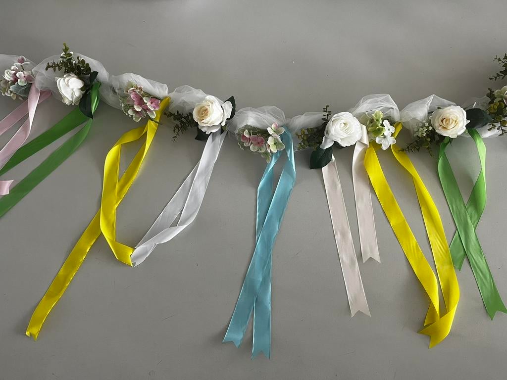 Bloem decoratie trouwerij, Ophalen of Verzenden, Zo goed als nieuw, Accessoires