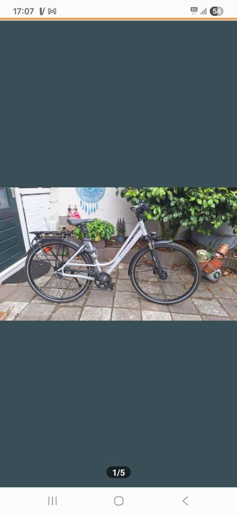 Gudereit damesfiets met Shimano Alfine 8 versnellingen, Fietsen en Brommers, Overige merken, 53 tot 56 cm, Versnellingen, Ophalen of Verzenden