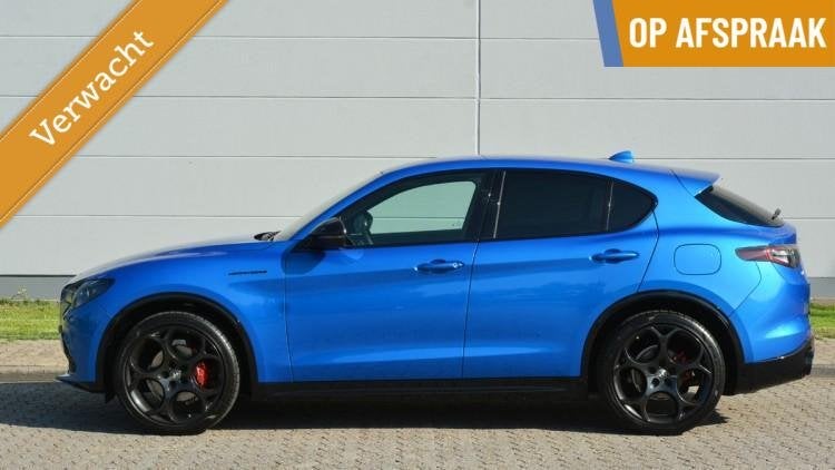 Alfa Romeo Stelvio 2.0 T Q4 Veloce My24, Pano,21 inch VOL!, Auto's, Alfa Romeo, Automaat, Zwart, 4 cilinders, Leder