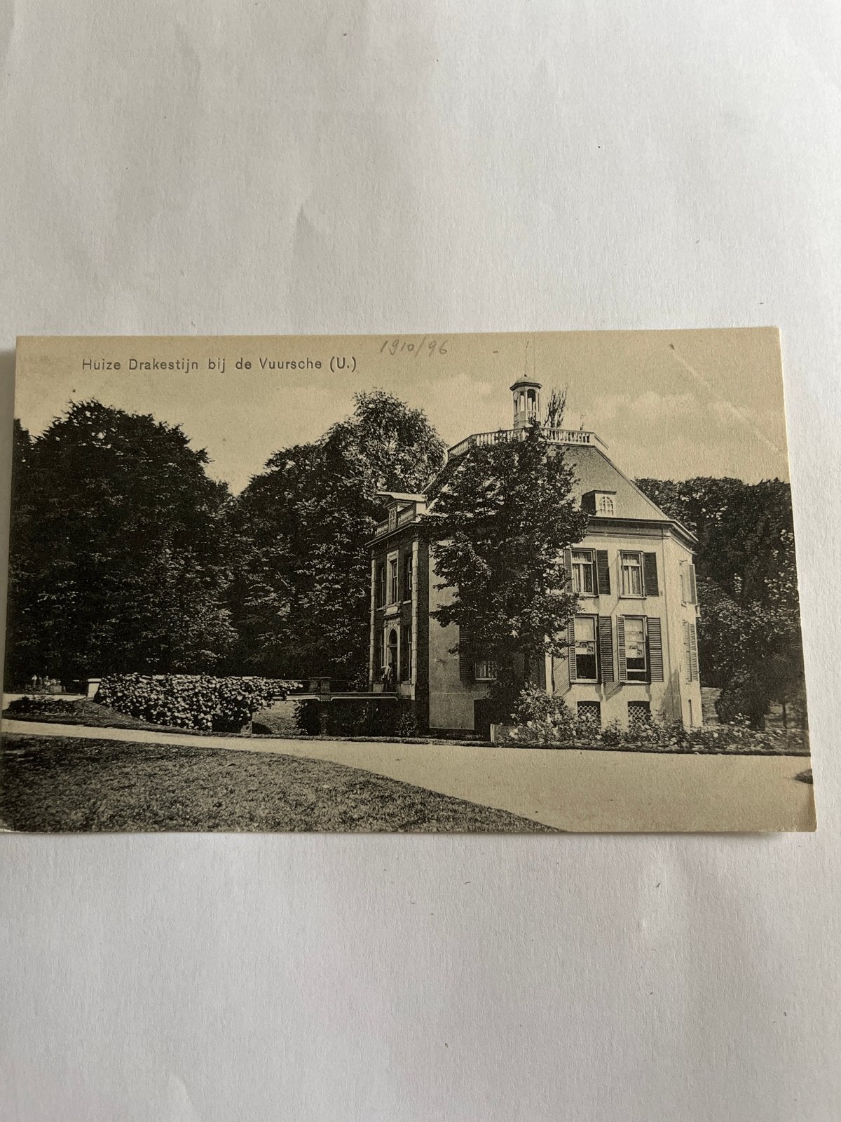 Ansichtkaart Lage Vuursche Huize Drakestijn bij De Vuursche, Verzamelen, Verzenden, Voor 1920, Ongelopen, Utrecht