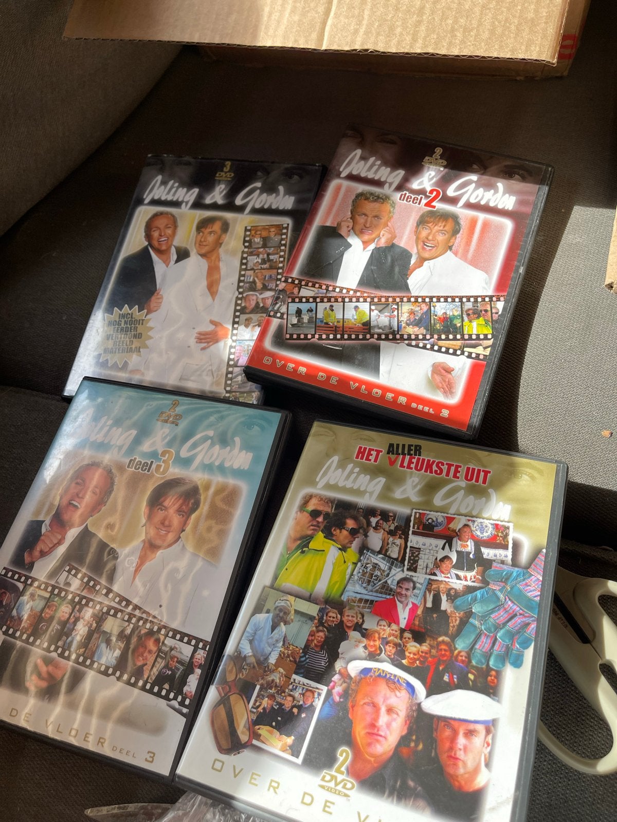 Joling & Gordon Over de Vloer DVD Box - Deel 1, 2, 3 & Leuks, Cd's en Dvd's, Seizoen 1, Alle leeftijden, Komedie, Gebruikt