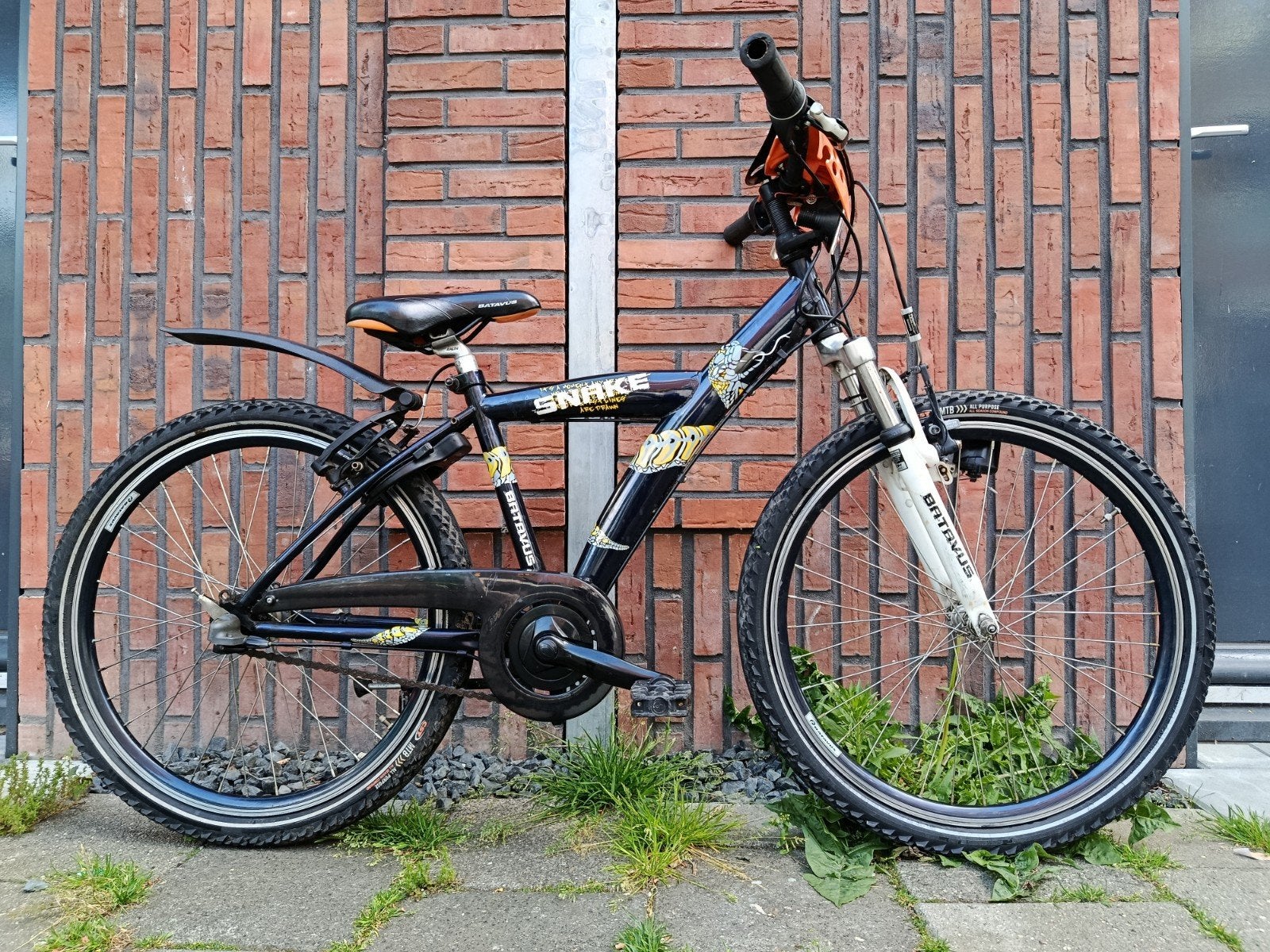 Jongens fiets Batavus Snake
3 versn.slot, terugtraprem, Ophalen, Zo goed als nieuw, 24 inch, Versnellingen