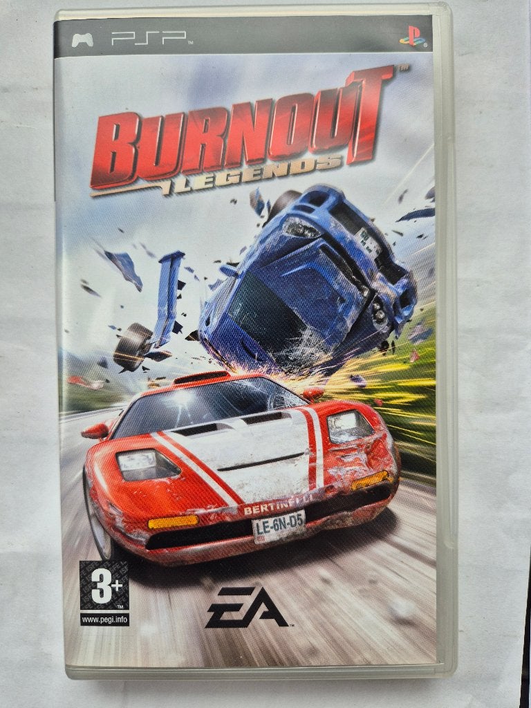 BURNOUT legends, Gebruikt, 1 speler, Racen en Vliegen, Ophalen of Verzenden