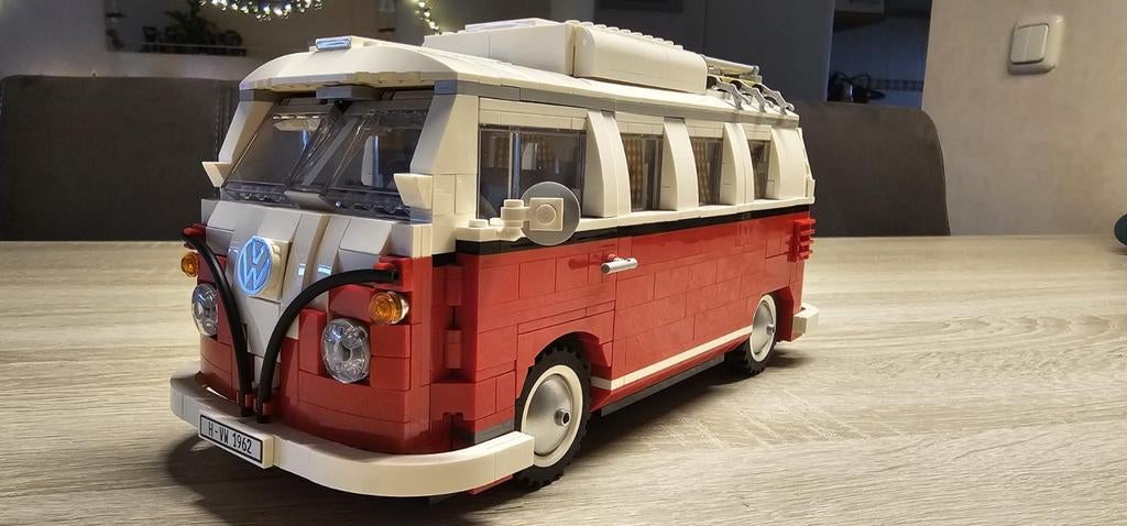 LEGO Volkswagen T1 Camperbus (10220) - Zo goed als nieuw, Overige merken, Auto, Groter dan 1:32, Ophalen of Verzenden