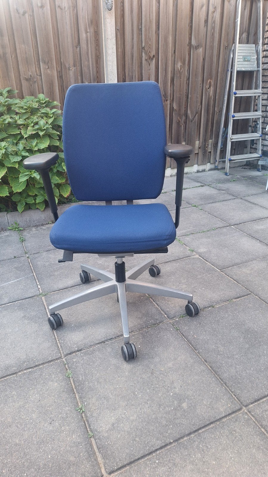 Blauwe Bureaustoel - Comfortabel en Verstelbaar