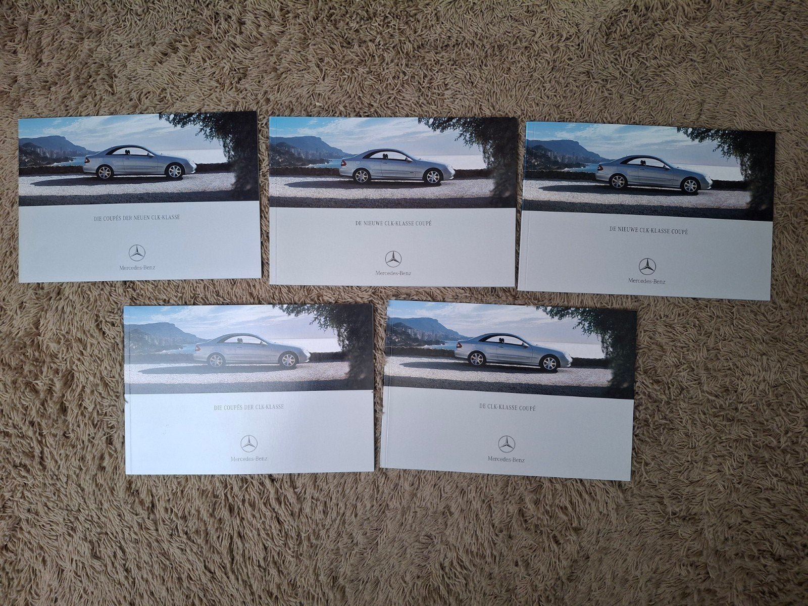 Lot autofolders Mercedes CLK C209, Boeken, Verzenden, Zo goed als nieuw, Mercedes