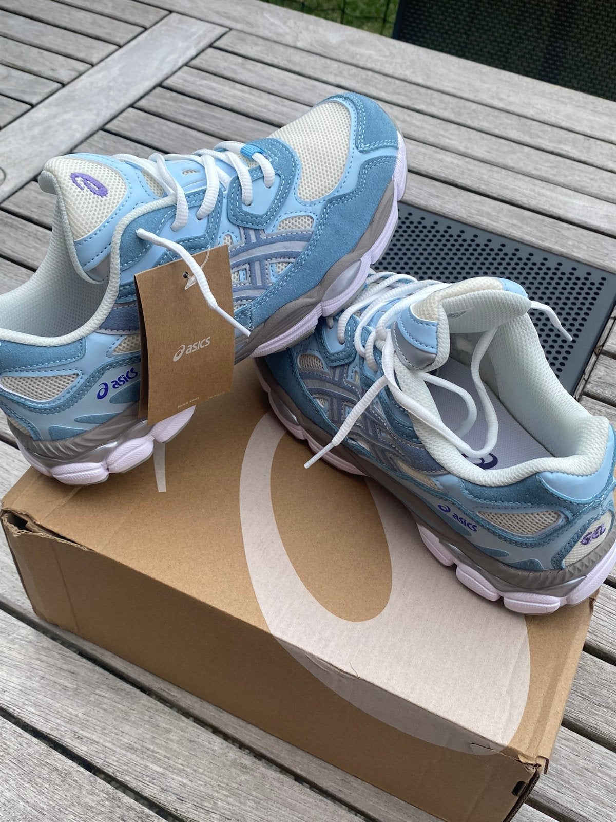 Asics gel nyc, Blauw, Nieuw, Ophalen of Verzenden, Sneakers of Gympen