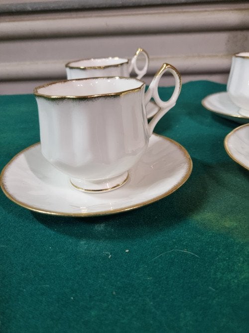 kop en schotel vintage queens  4 stellen, Ophalen of Verzenden, 'T Olde Gre-j, Info@toldegrej.nl, Endepoelstraat 20f Didam
