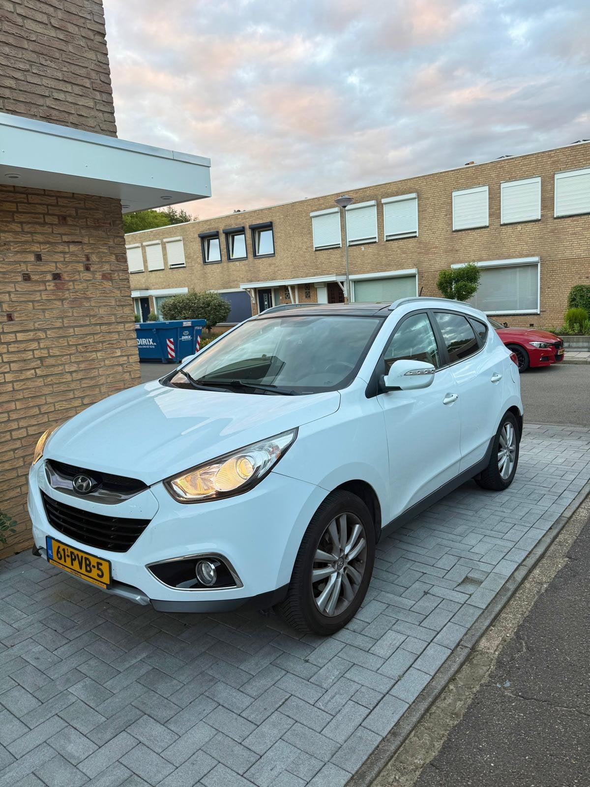 Hyundai iX35 2.0i Cvvt 163pk 2011 Wit, 1998 cc, 4 cilinders, Origineel Nederlands, 75 €/maand