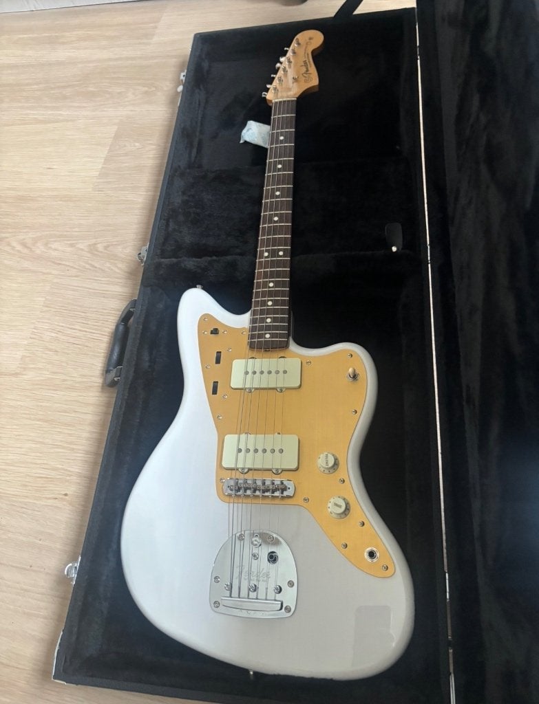 Fender Japan Heritage 60’ Jazzmaster White blond  Ruil?, Muziek en Instrumenten, Ophalen, Zo goed als nieuw, Solid body, Fender