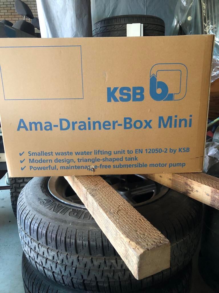 KSB Ama-Drainer-Box Mini, Ophalen, Nieuw, Elektrisch, Dompelpomp