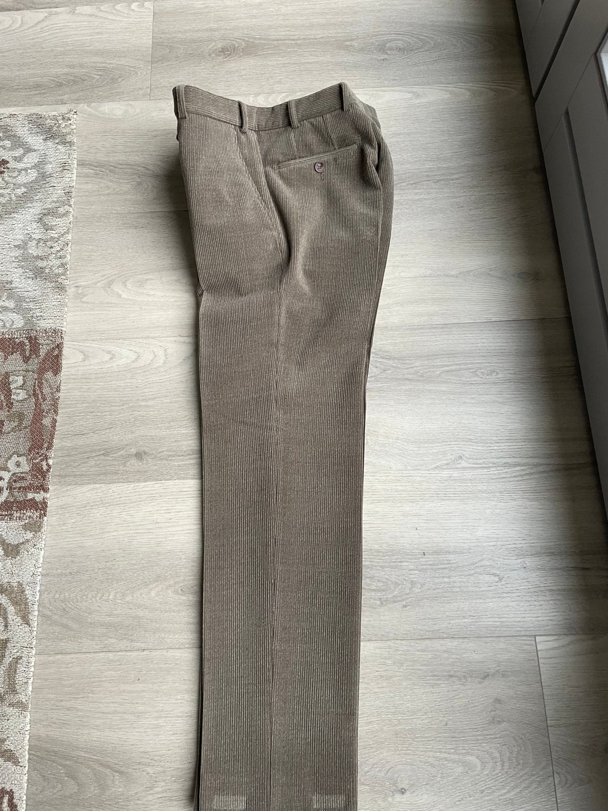 Mooie rib broek bruin ZGAN mt 48, Ophalen of Verzenden, Zo goed als nieuw, Maat 48/50 (M), Bruin