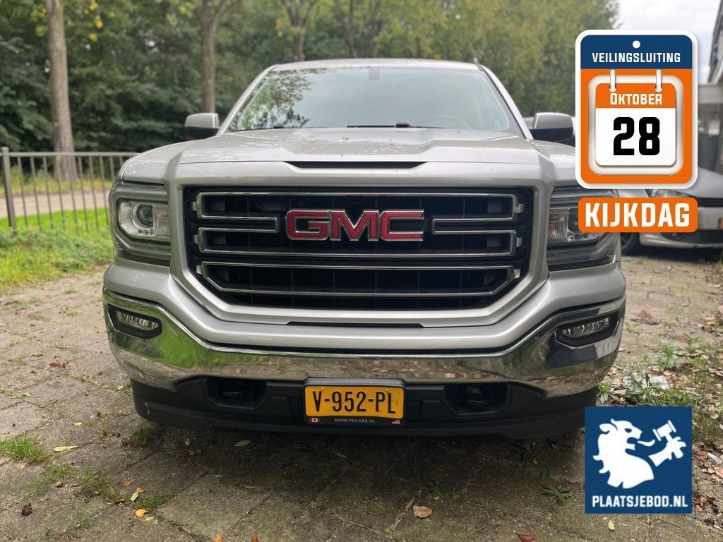 FAILLISSEMENTSVEILING GMC Sierra Pickup etc, Bruin, 360 pk, Origineel Nederlands, 2558 kg