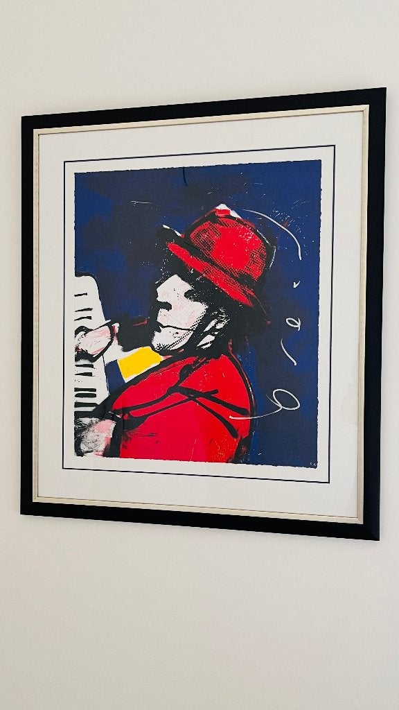 Herman Brood "IK '99", Antiek en Kunst, Ophalen, Gesigneerd, Portret en Figuren, Zeefdruk
