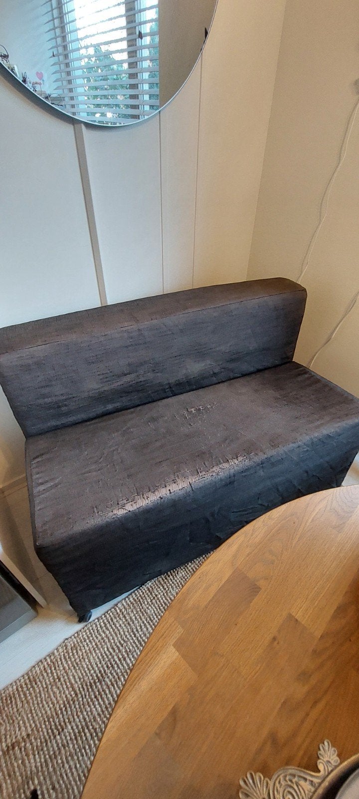 Gratis op te halen, Linteloo eetbank DWI 120cm, Ophalen, Gebruikt, Eén, Stof