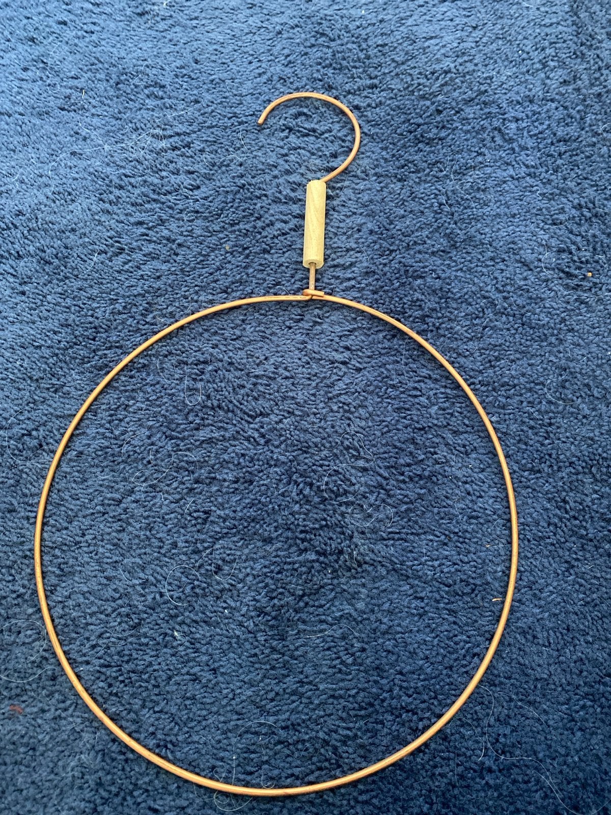 Decoratiering met hanger - koperkleurig, Meerkleurig, Ophalen of Verzenden, Zo goed als nieuw, Metaal