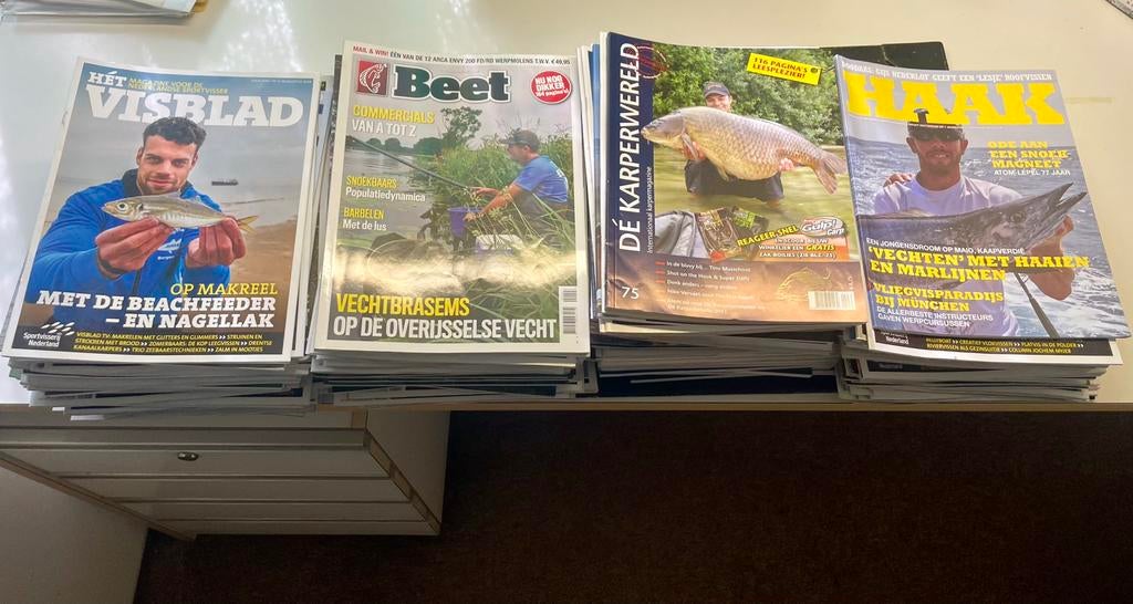 GRATIS visbladen (+200), Ophalen, Zo goed als nieuw