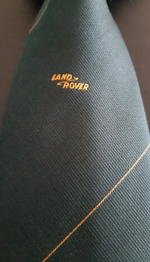 Land Rover Auto stropdas groen exemplaar, Ophalen of Verzenden, Nieuw, Groen
