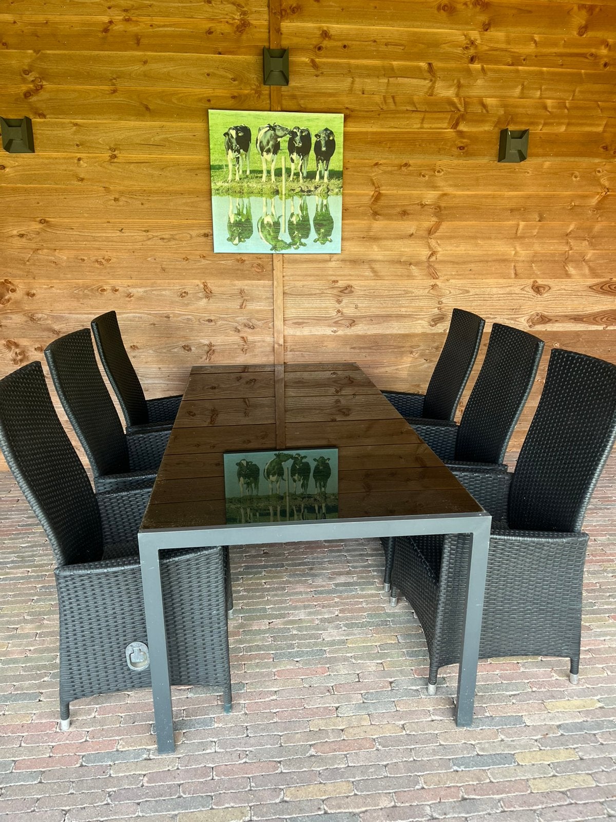 Tuinset, Tuin en Terras, Ophalen of Verzenden, Gebruikt, Aluminium