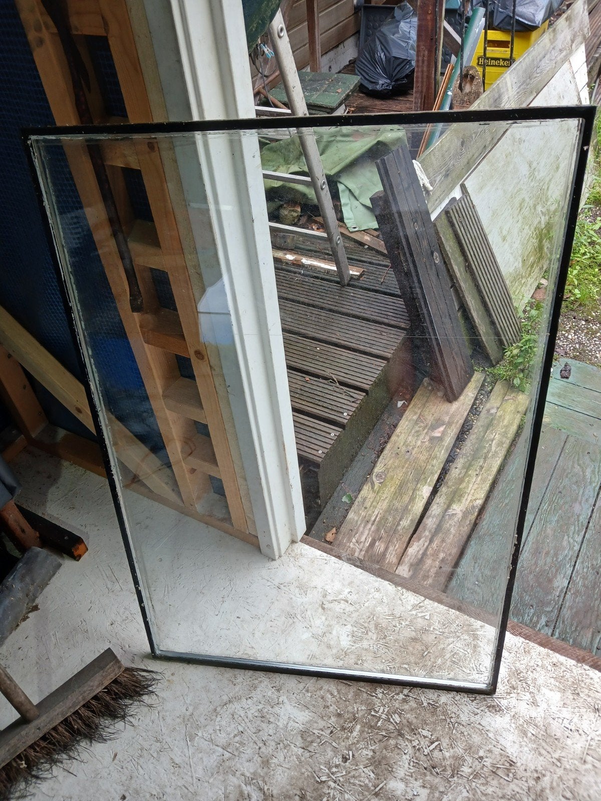 Dubbelglas ruit 106,5  71,3 cm, Ophalen, Gebruikt, Minder dan 80 cm, Dubbelglas