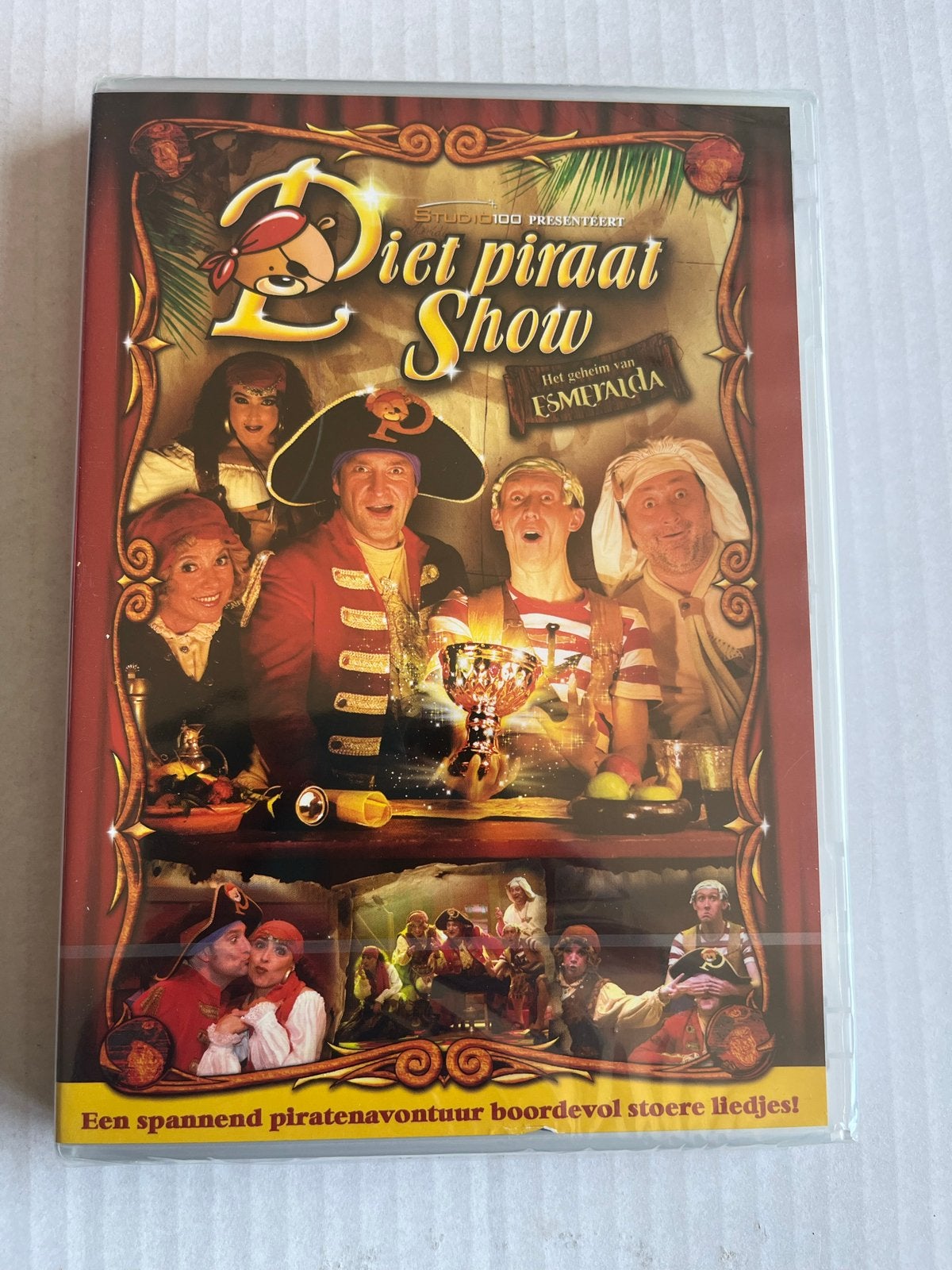 Piet Piraat Show: Het Geheim van Esmeralda DVD, Show, Alle leeftijden, Familie, Nieuw in verpakking