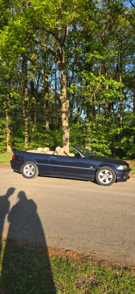 BMW 3-Serie 2.5 CI 325 Cabriolet AUT 2001 Blauw, Auto's, Automaat, Achterwielaandrijving, Cabriolet, Particulier
