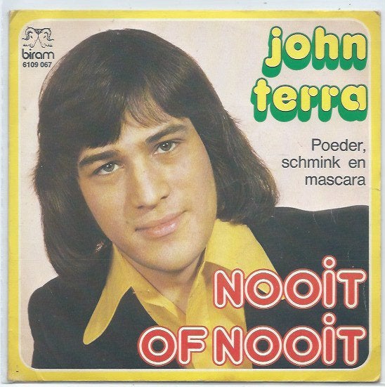 John Terra- Poeder Schmink en Mascara, Verzenden, 7 inch, Zo goed als nieuw, Levenslied of Smartlap