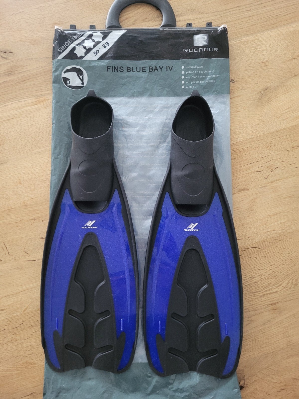 Rucanor zwemvliezen model Bleu Bay IV maat 30-33, Watersport en Boten, Duiken, Ophalen of Verzenden, Zwem- of Duikvliezen