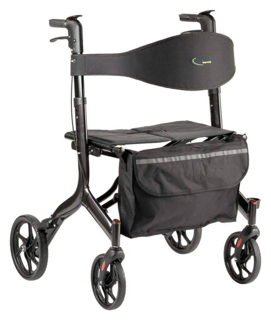 Rollator lichtgewicht xxl extra breed 55 cm tot 200 kg, Diversen, Rollators, Nieuw, Lichtgewicht, Opvouwbaar, Ophalen of Verzenden