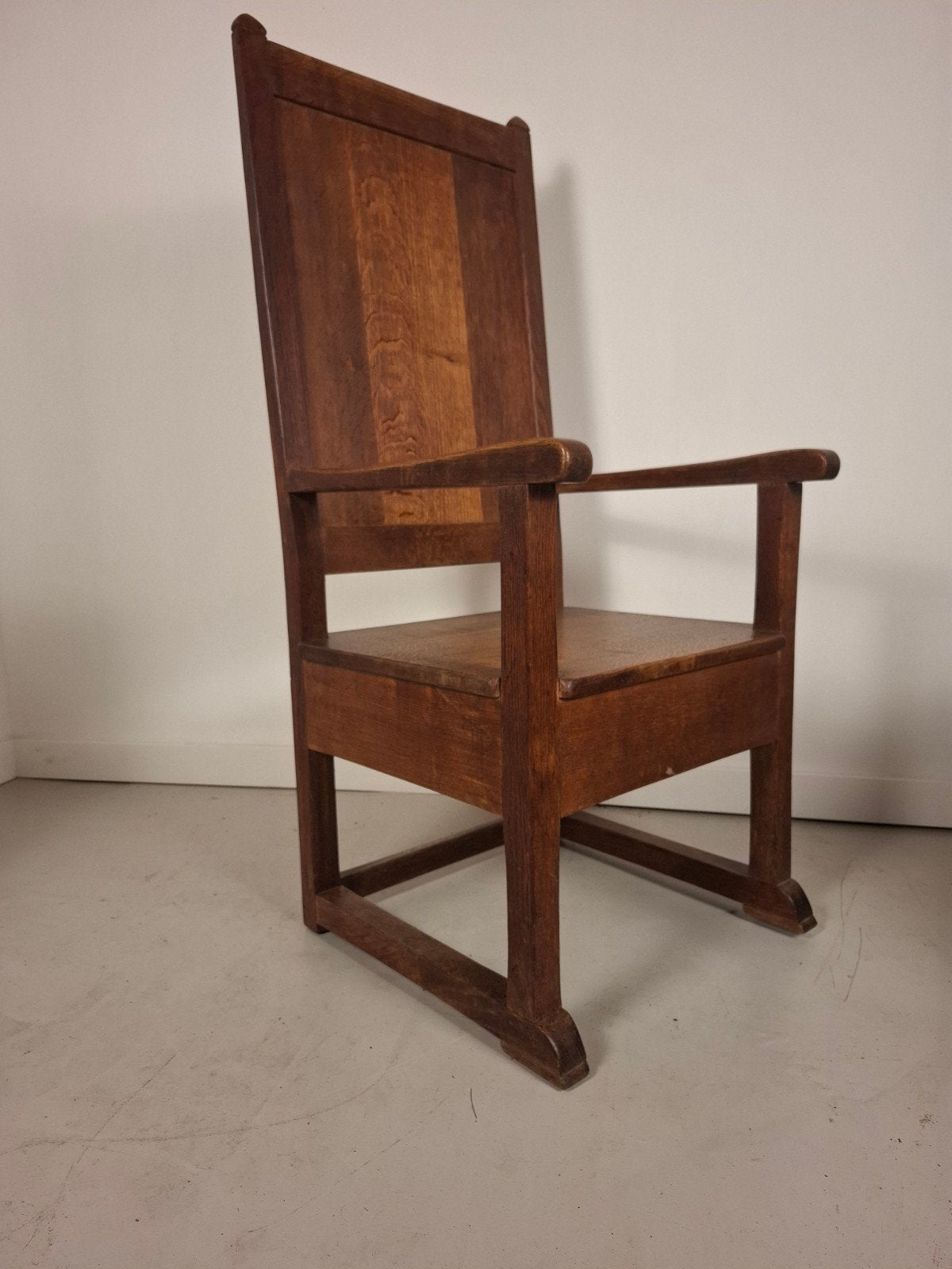 Antieke art deco stoel armchair sidechair haagse school, Ophalen of Verzenden