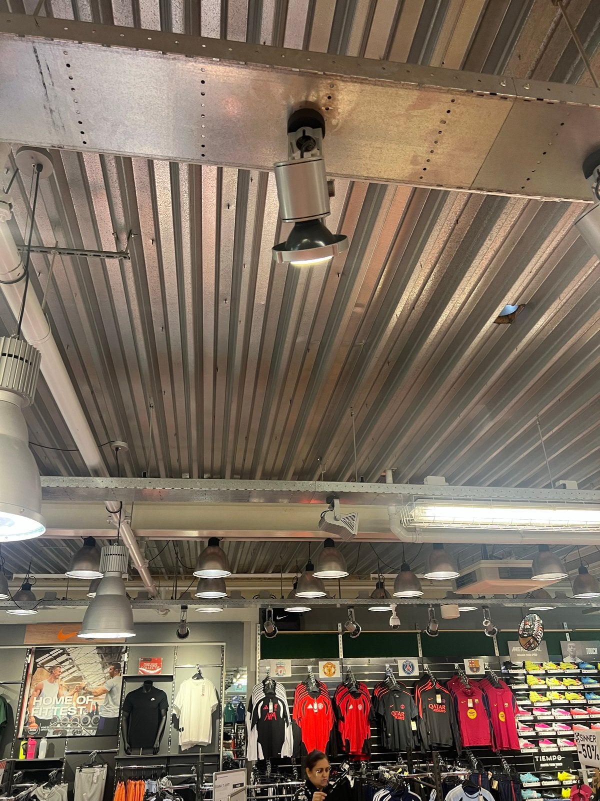 Diverse winkelverlichting en stellingen, Overige merken, Gebruikt, Grijs, Industrieel