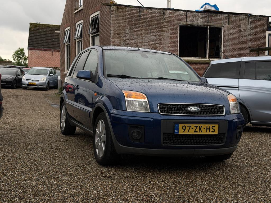 Ford Fusion 1.6-16V Futura Airco Trekhaak Grote Beurt Gehad, Voorwielaandrijving, 1596 cc, Gebruikt, Blauw