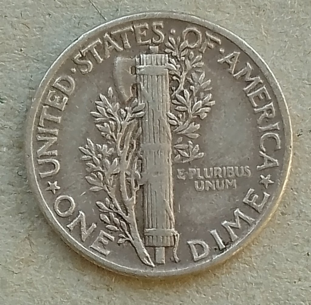 USA, 1 dime 1945, Ophalen of Verzenden, Noord-Amerika, Losse munt, Zilver