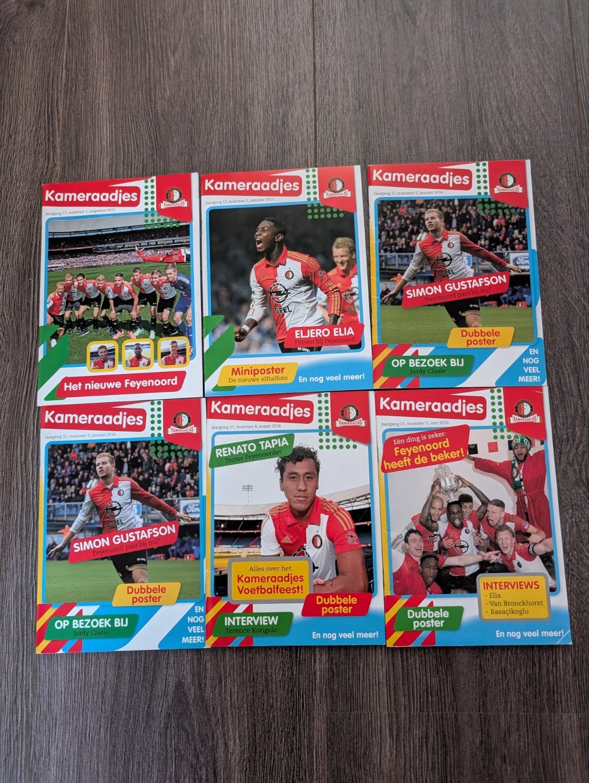 Feyenoord Kameraadjes magazine jaargang 17, Verzamelen, Sportartikelen en Voetbal, Ophalen of Verzenden, Zo goed als nieuw, Feyenoord