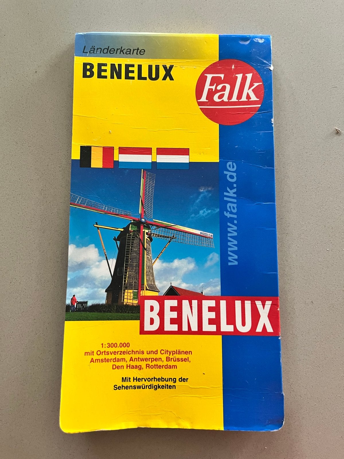 Falk Benelux Landkaart - Gedetailleerd en Actueel, 2000 tot heden, Ophalen of Verzenden, België of Luxemburg, Landkaart