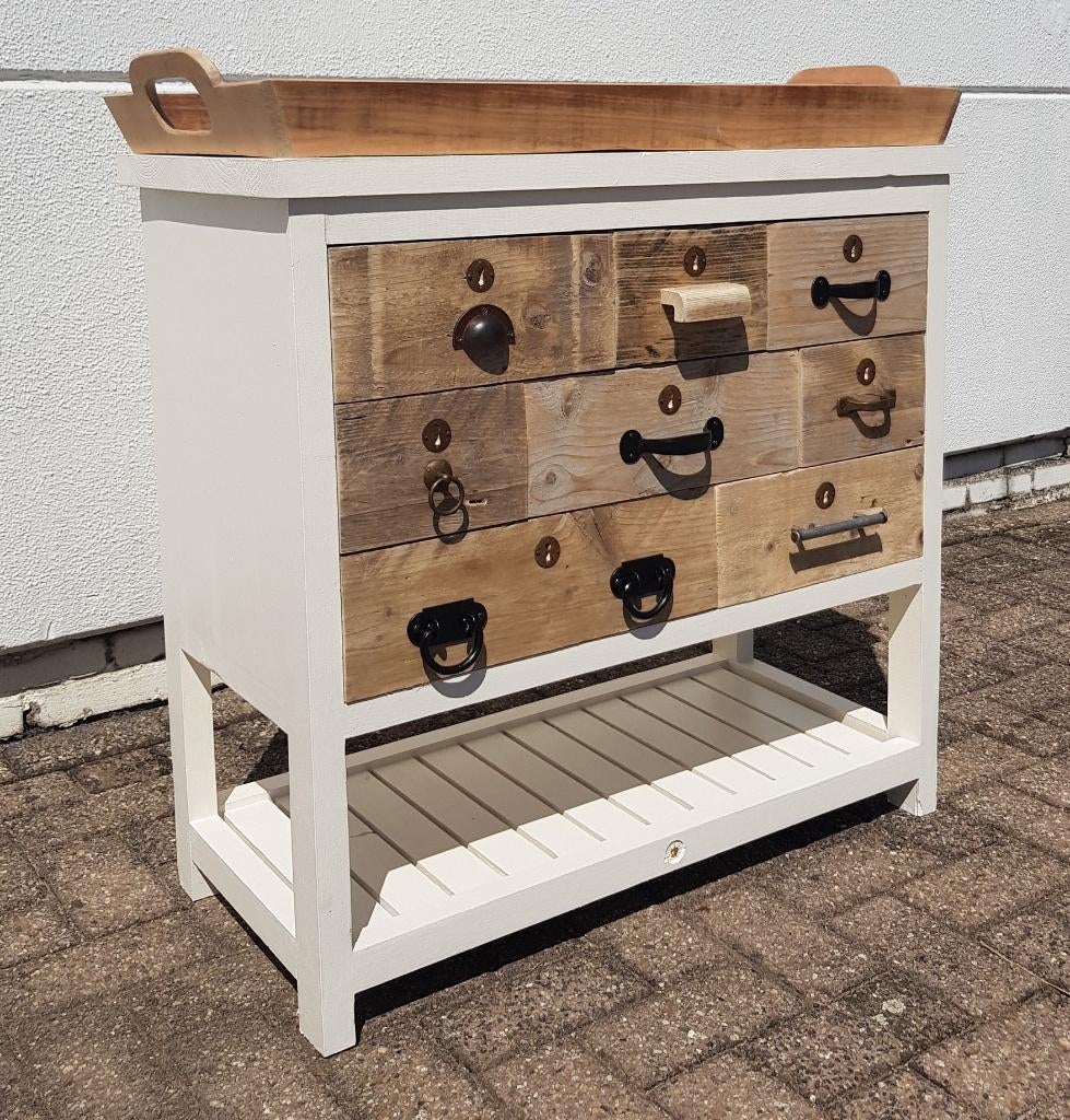 ladenkast met verschillende grepen, Ophalen, 5 laden of meer, Nieuw, 50 tot 100 cm