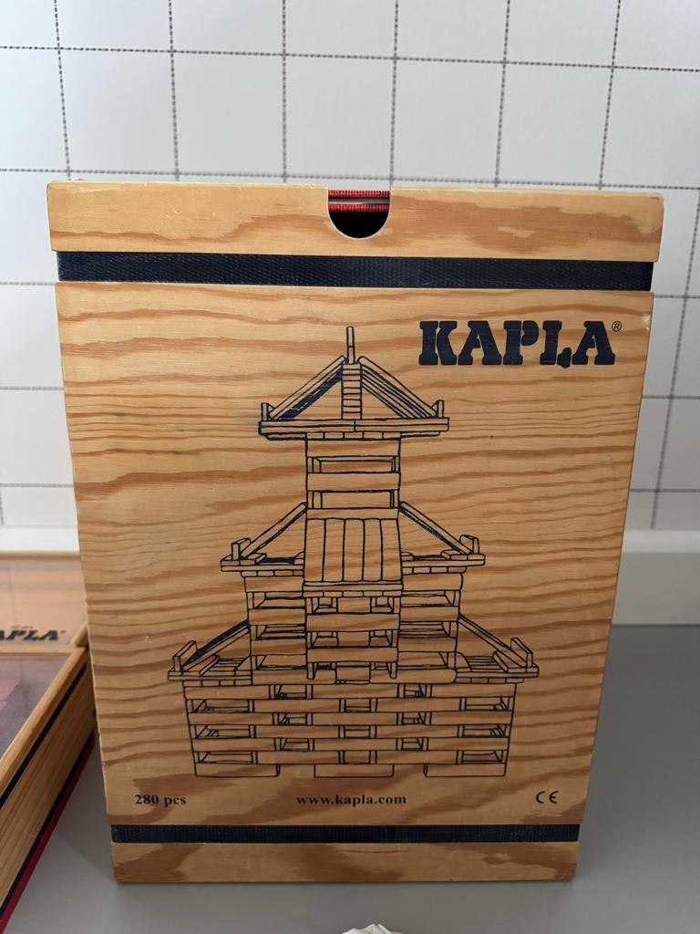 Kapla in houten kist en losse setjes kleur, Ophalen of Verzenden, Gebruikt, Overige merken