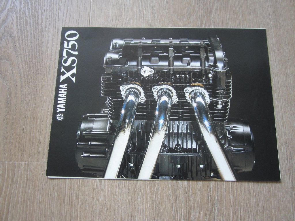 Yamaha XS 750 brochure folder 1978, Motoren, Ophalen of Verzenden, Yamaha