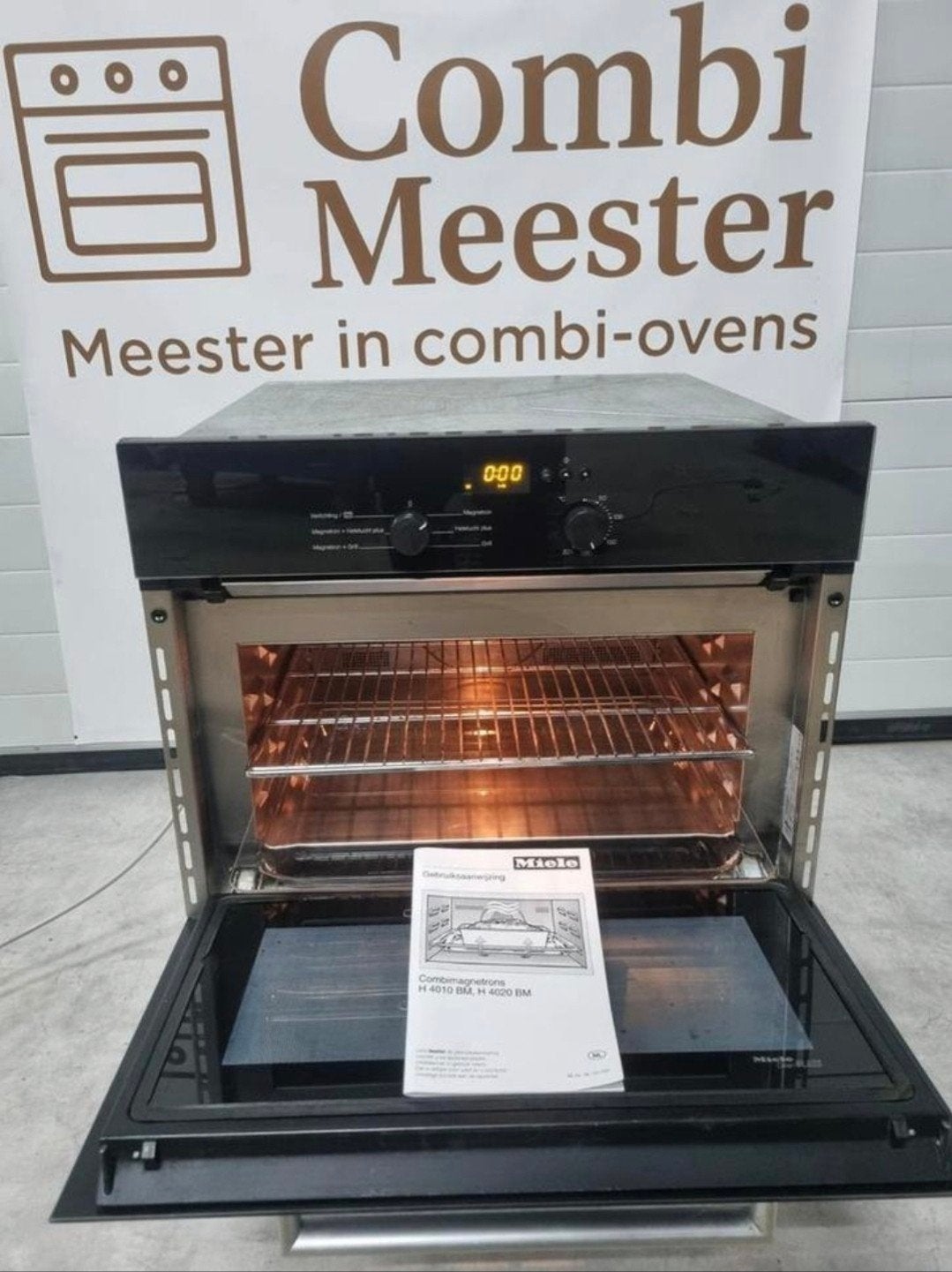 miele combimagnetron H4020BM, Combimagnetron, Crisp, Refurbished, Ophalen of Verzenden
