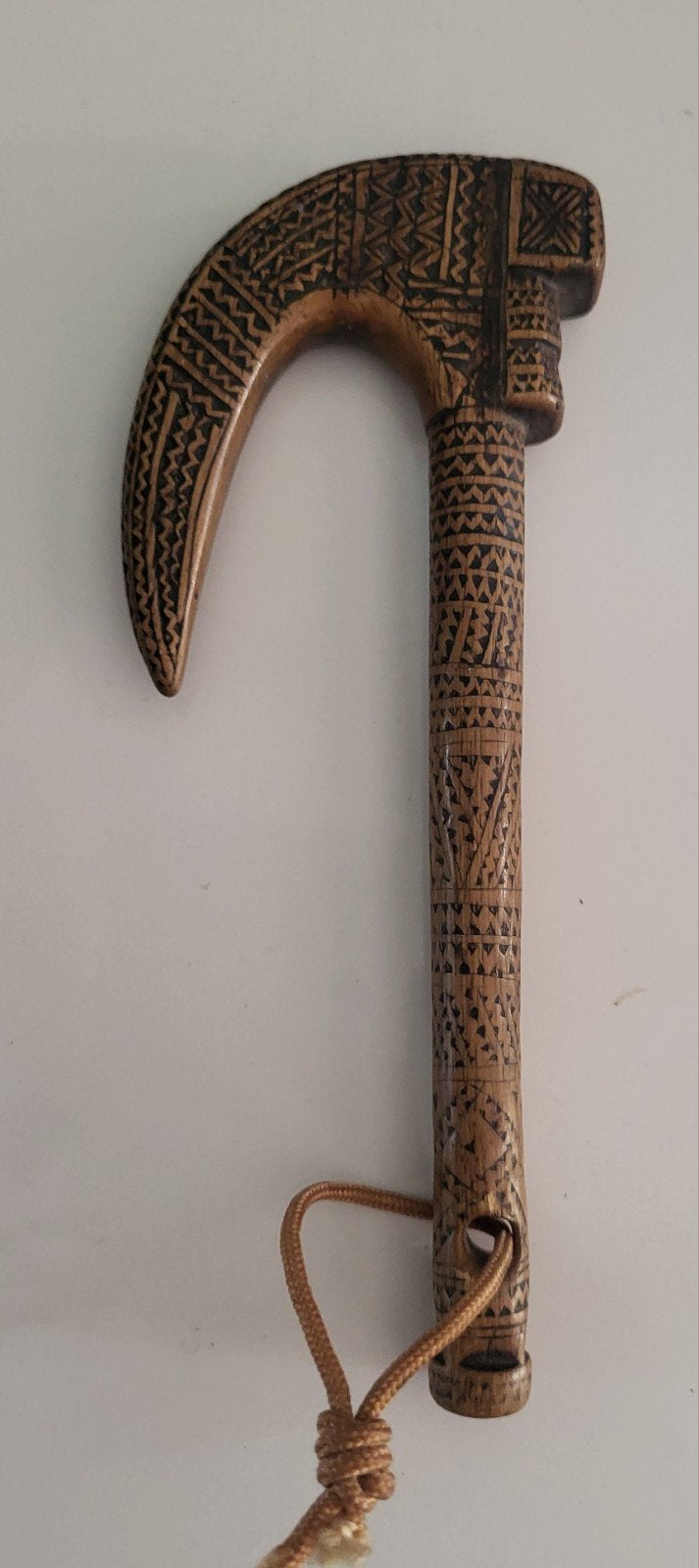 Te koop vintage Polynesische haak, Antiek en Kunst, Ophalen of Verzenden