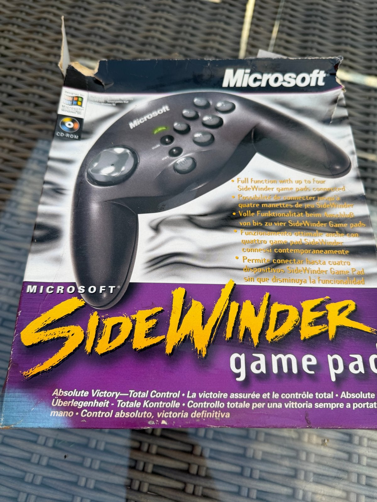 Microsoft SideWinder Game Pad - Vintage Controller, Microsoft, Nieuw, Ophalen of Verzenden, PC