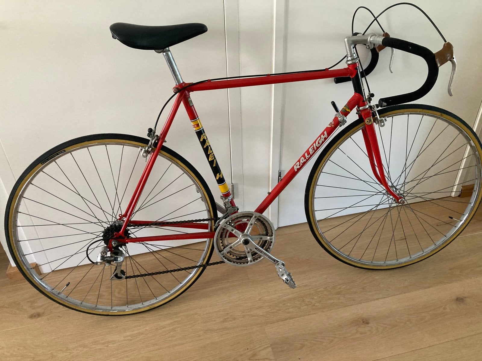 Raleigh racefiets jaren 70, Zo goed als nieuw, Ophalen, Overige merken, 10 tot 15 versnellingen