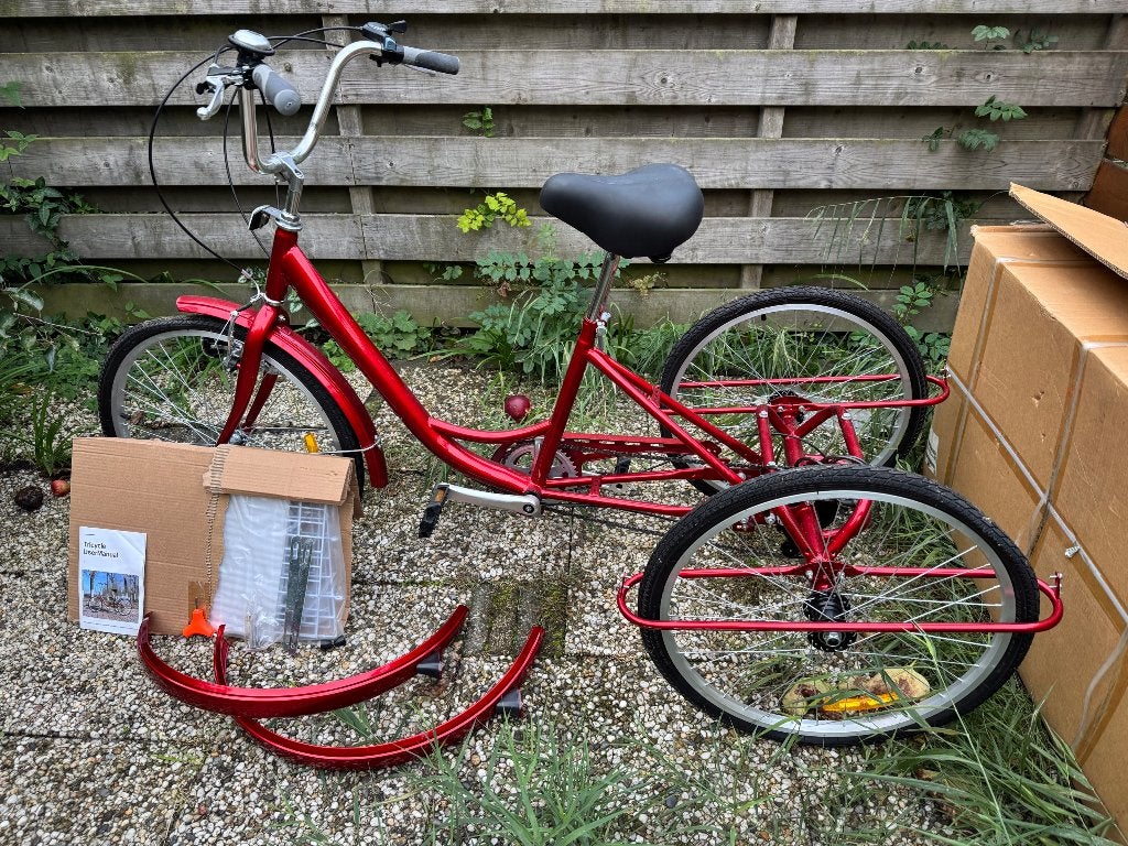 Nieuwe Driewieler (24 inch, 6 versnellingen) – Ongebruikt!, Ophalen, Nieuw, Verstelbare zitting