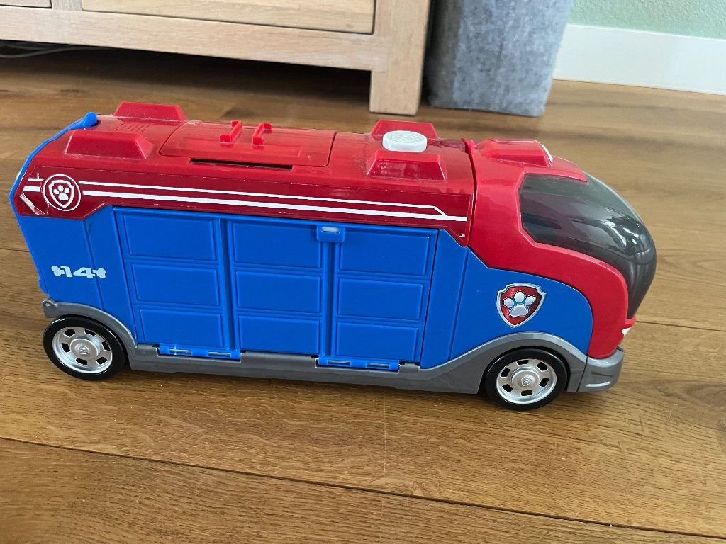 Paw patrol voertuig met Robo pup, Ophalen, Gebruikt