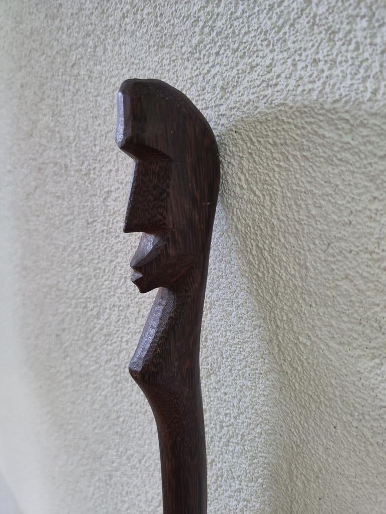 Wandelstok Afrikaanse stijl, Ophalen