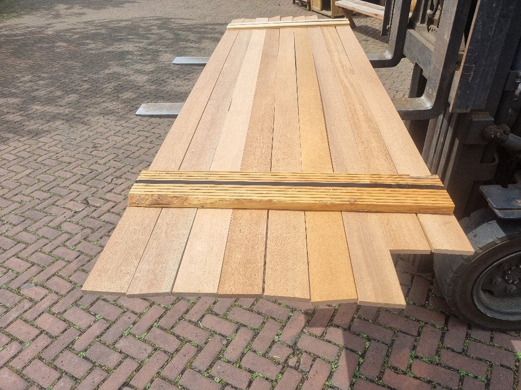 Hardhouten planken - Meranti 1.2x9.0 cm - nr: HP264, Ophalen, 180 tot 250 cm, Planken, Hardhout