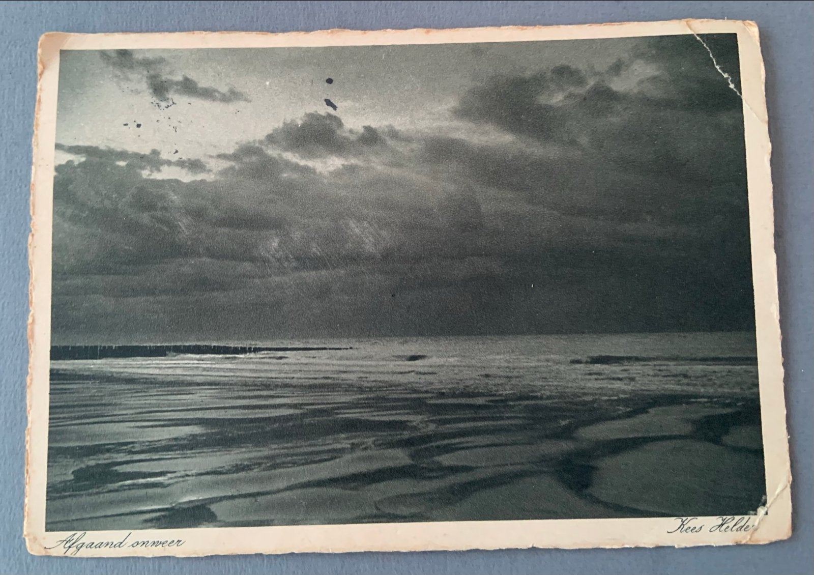 Afgaand onweer' Kees Fielder, Verzenden, Gelopen