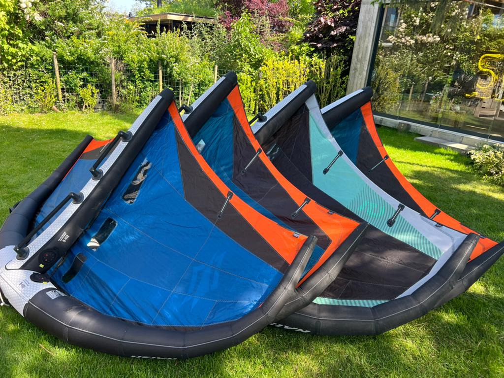 Naish ADX 3, 4, 5, 6mtr.set, Ophalen of Verzenden, Zo goed als nieuw, Wingsurf-wing
