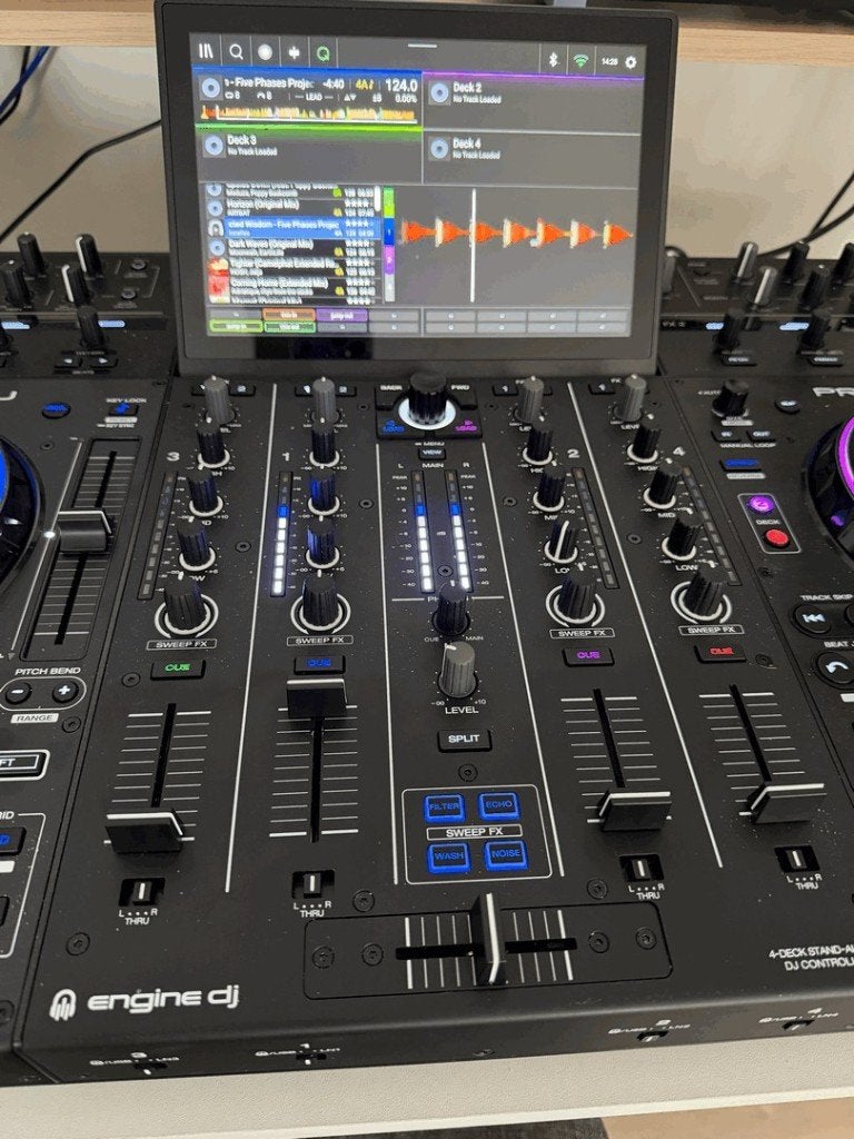 Denon DJ Prime 4+ met Decksaver en interne 500Gb SSD, Ophalen, Zo goed als nieuw, Dj-set, Denon
