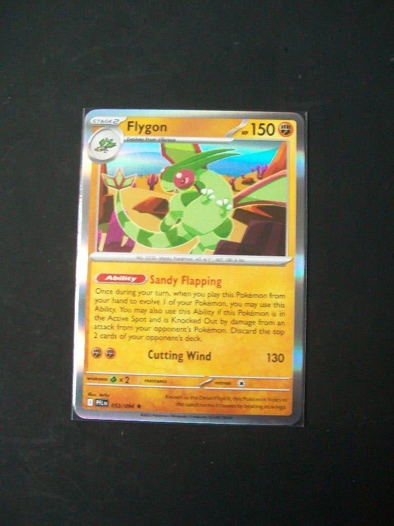 4052. Nieuwe Pokemon Kaart FLYGON Holo Rare HP 150 (053/094), Verzenden, Nieuw, Losse kaart, Foil